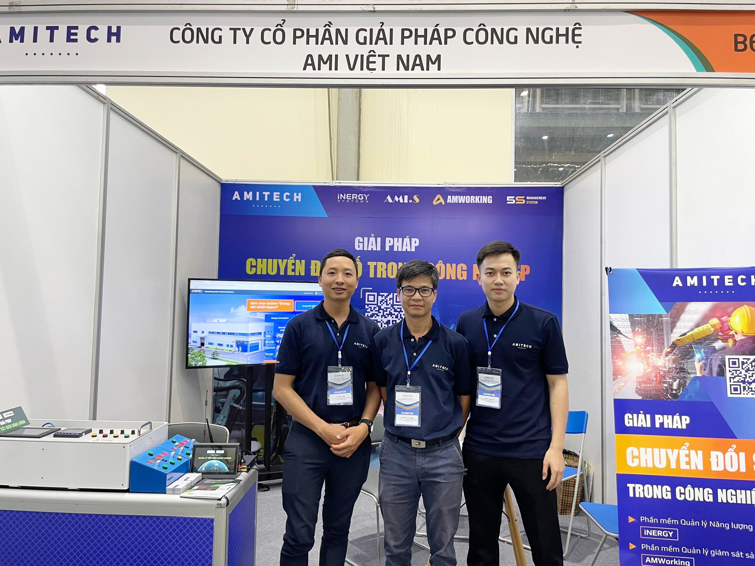 AMITECH tham gia Hội chợ ENTECH Hà Nội 2023 - ảnh 1