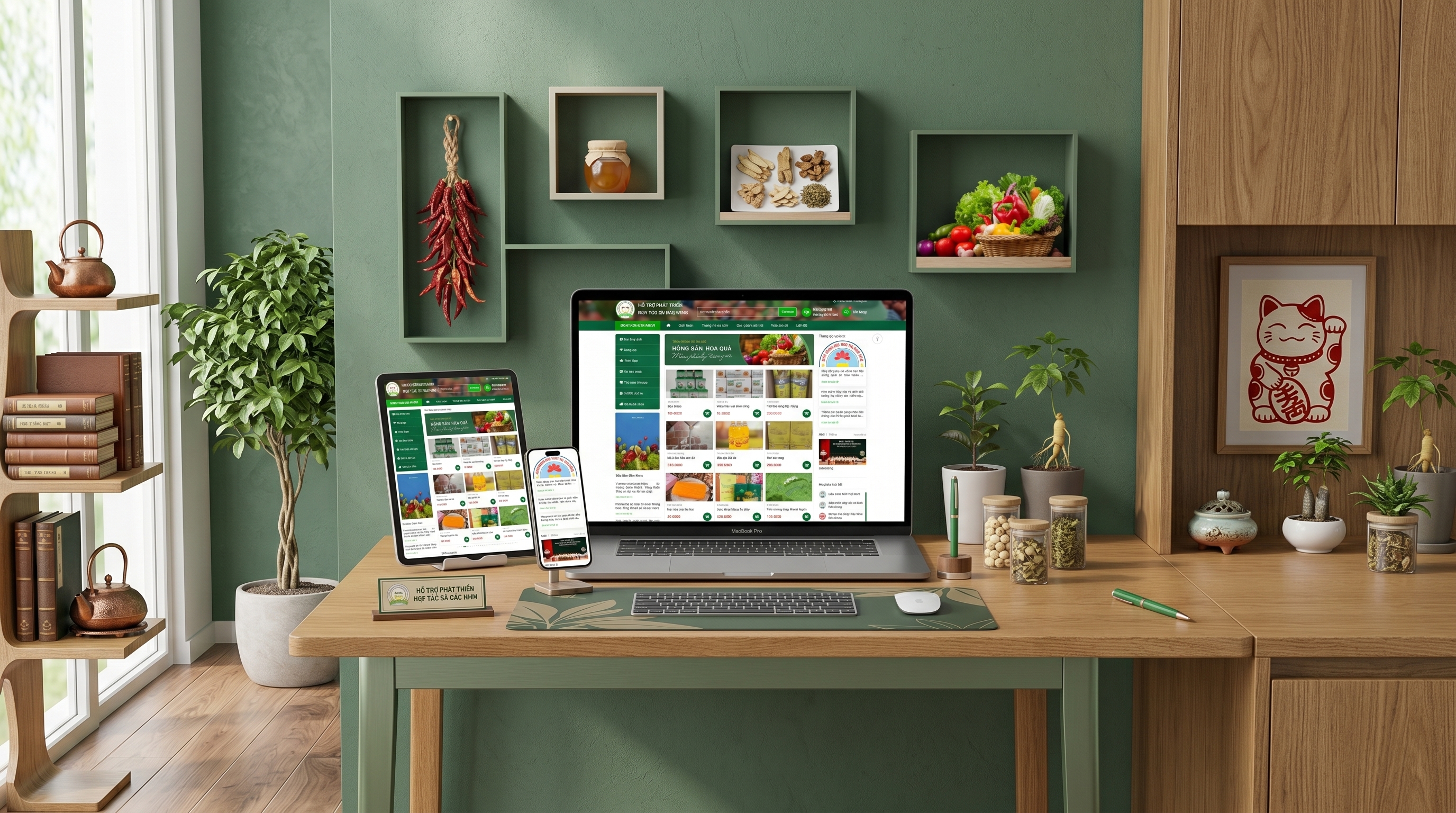 Xây dựng Website thương mại điện tử cho các HTX tỉnh Bắc Giang